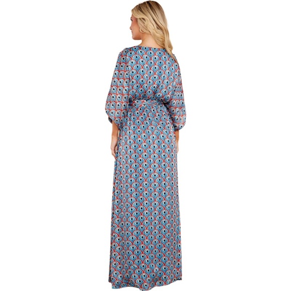 aakaa blue dress Aakaa Blue dot Jumpsuit  Flame and Flamingo